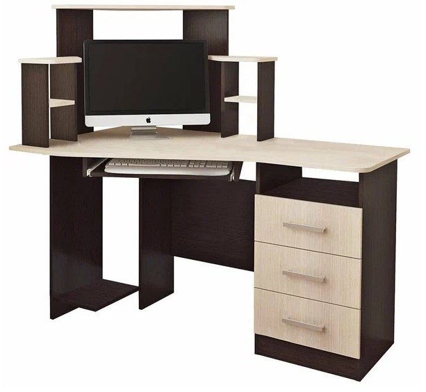 "Каспер" Стол компьютерный (венге/лоредо) 