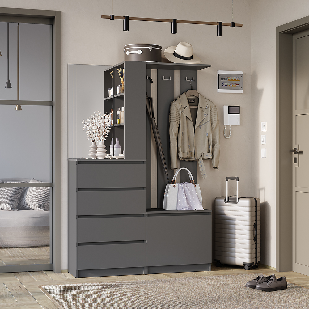 "Симпл" Прихожая ПР-04  Графит