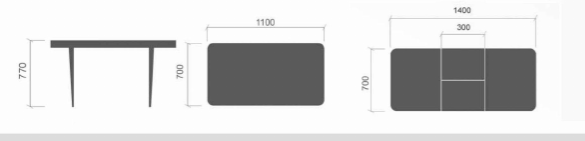 "Конус" стол разборный раздвижной вставка "бабочка" 300мм (белый матовый) пластик 