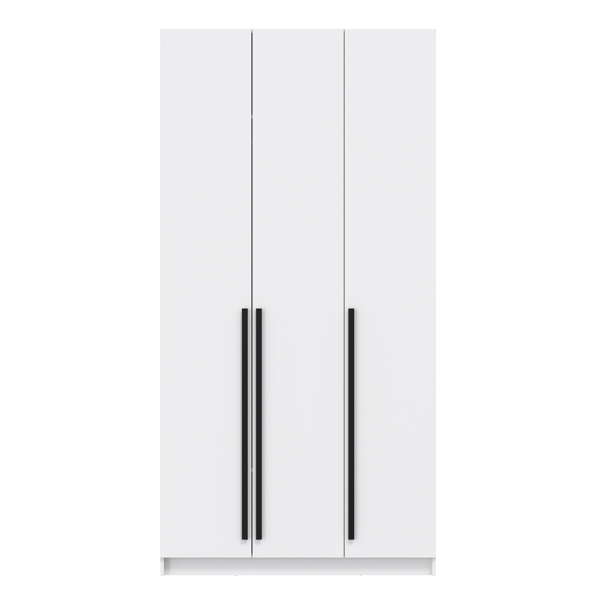 Шкаф для одежды 67.12 "Брандо" (3-х дв.) (ЛДСП белый) (h2400)