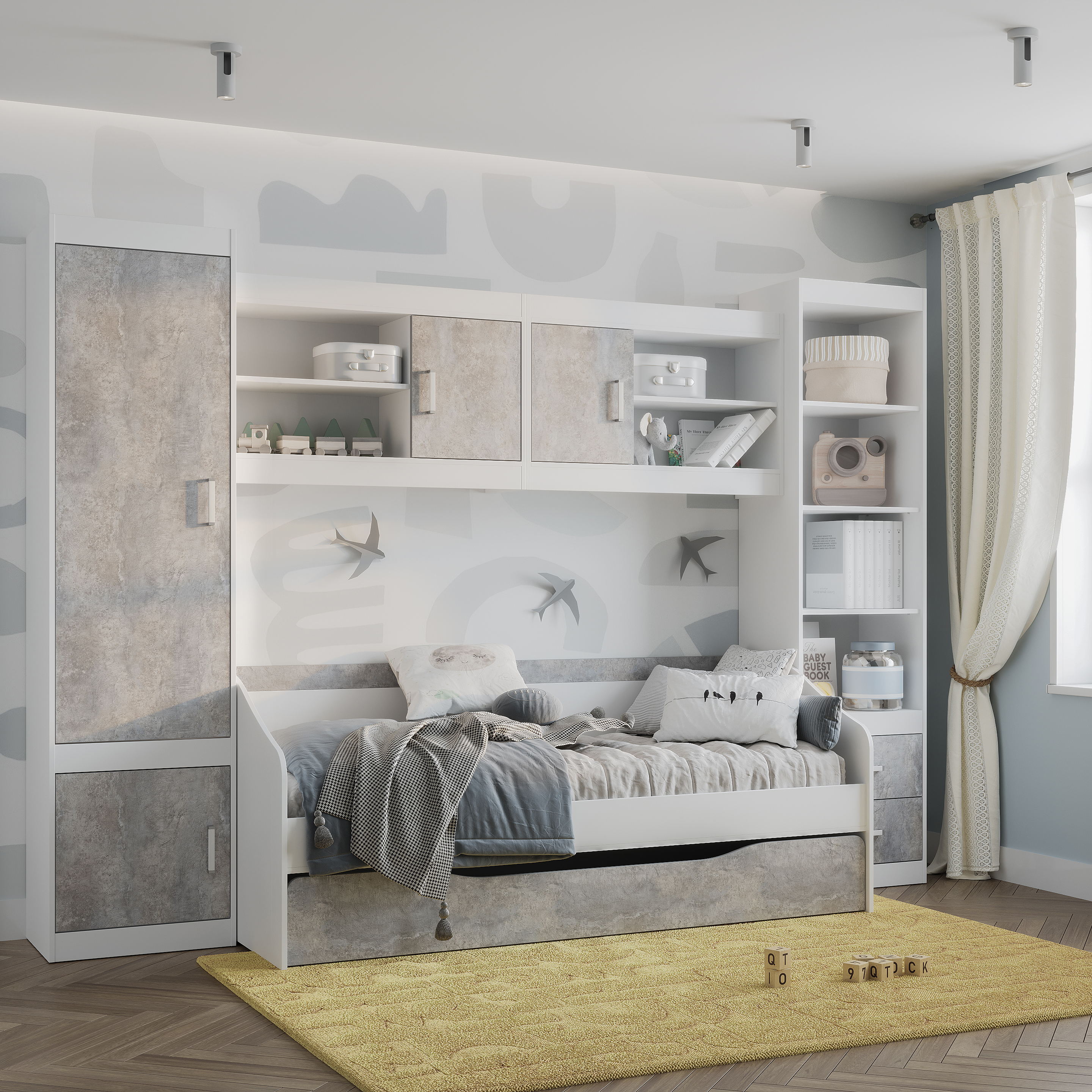 "Паскаль" Кровать "BTS" 