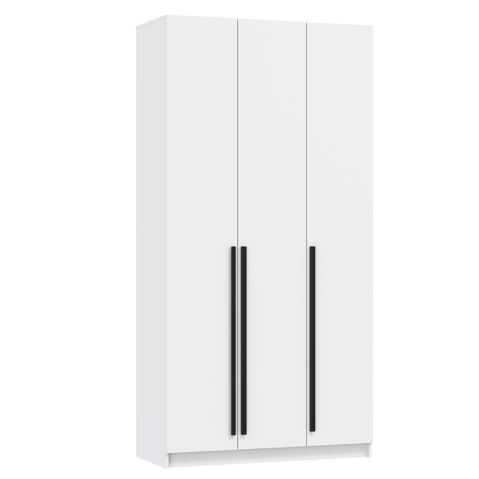 Шкаф для одежды 67.12 "Брандо" (3-х дв.) (ЛДСП белый) (h2400)