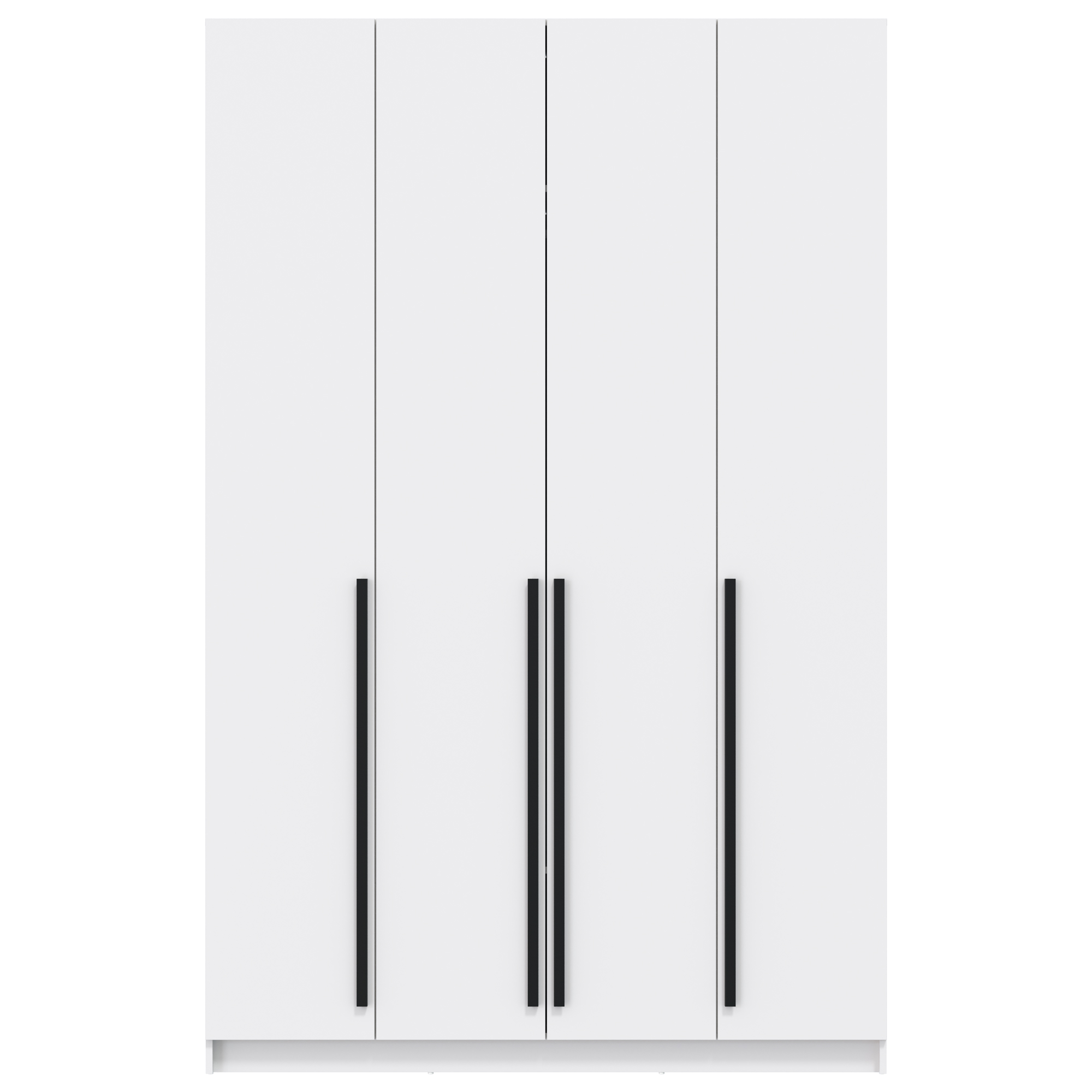 Шкаф для одежды 67.09 "Брандо" (4-х дв.) (ЛДСП белый) (h2500)