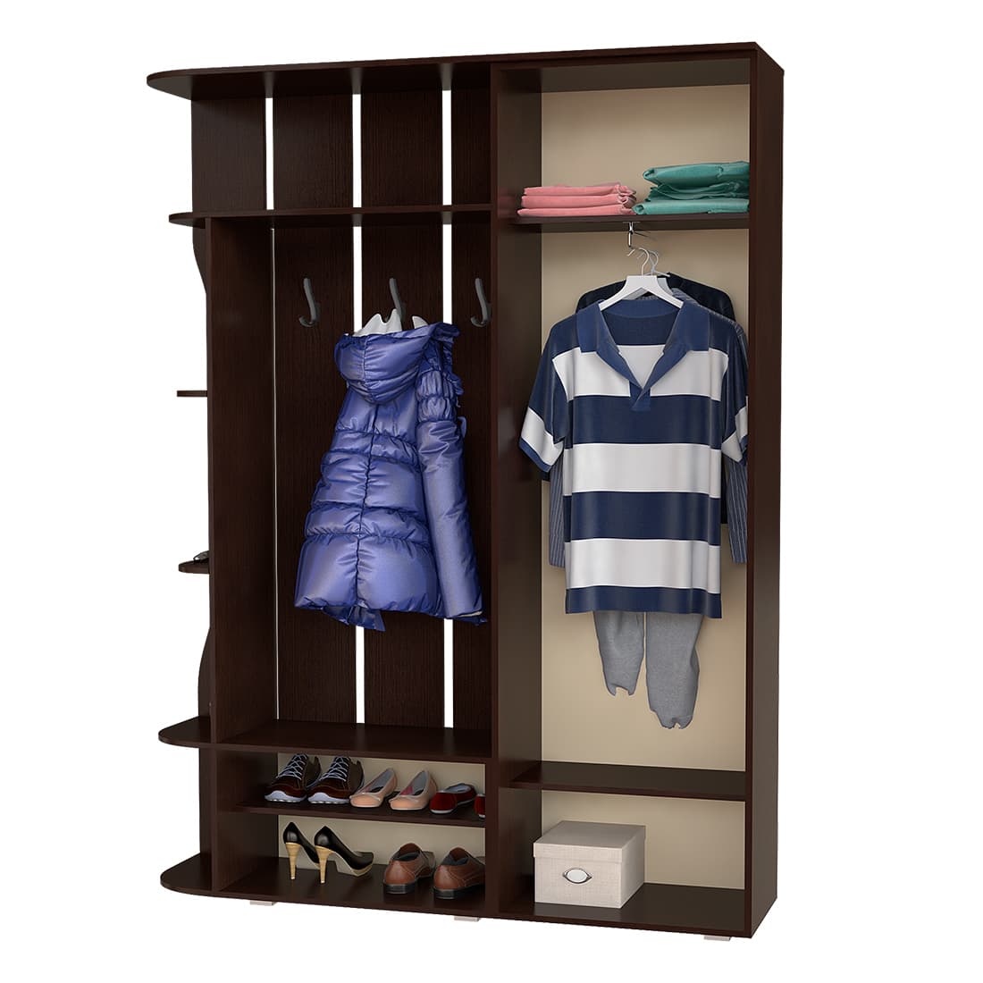 "Ксения-1" Прихожая 1,50  (венге/лоредо) 