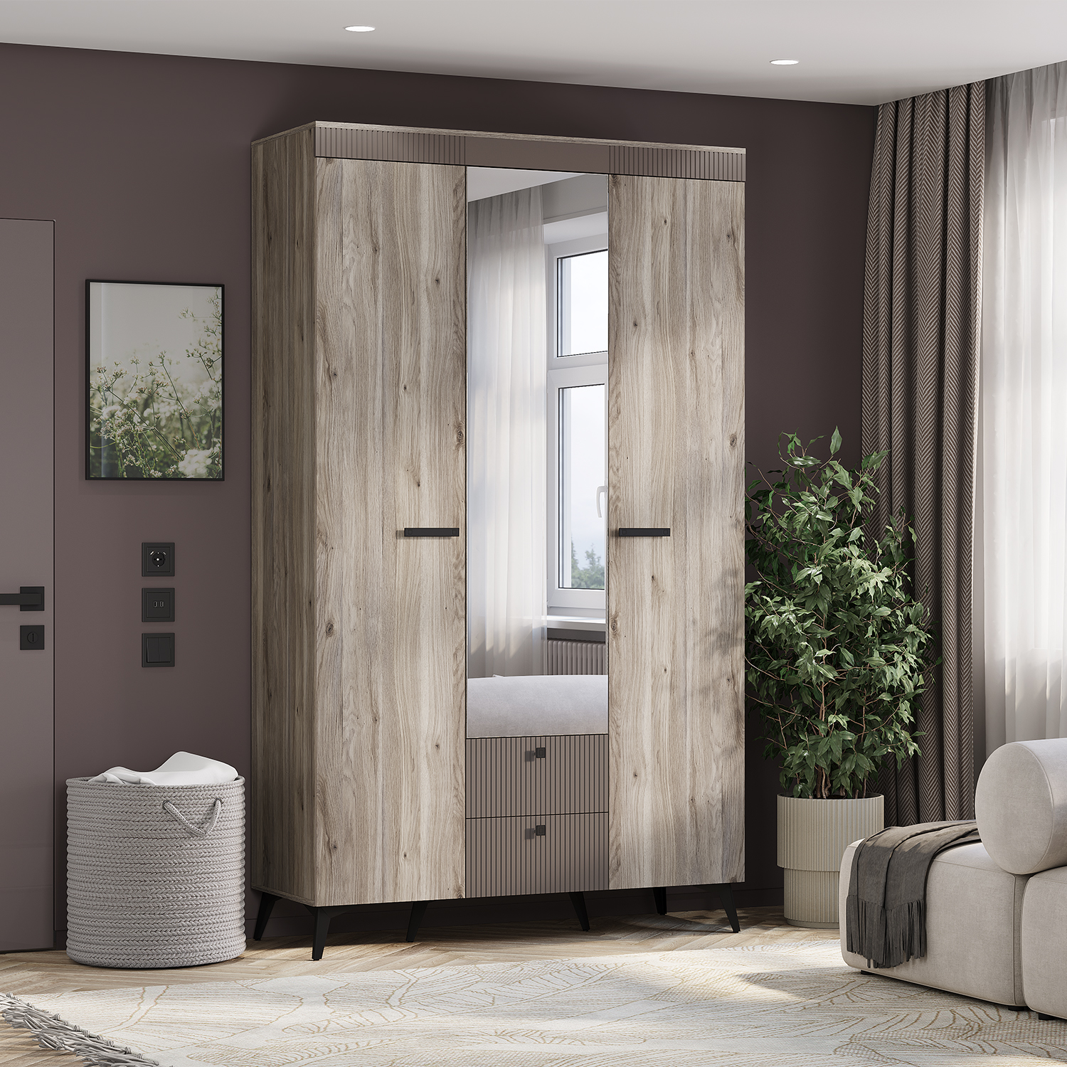 "Кассандра" Шкаф 3-х ств. ШК-08 