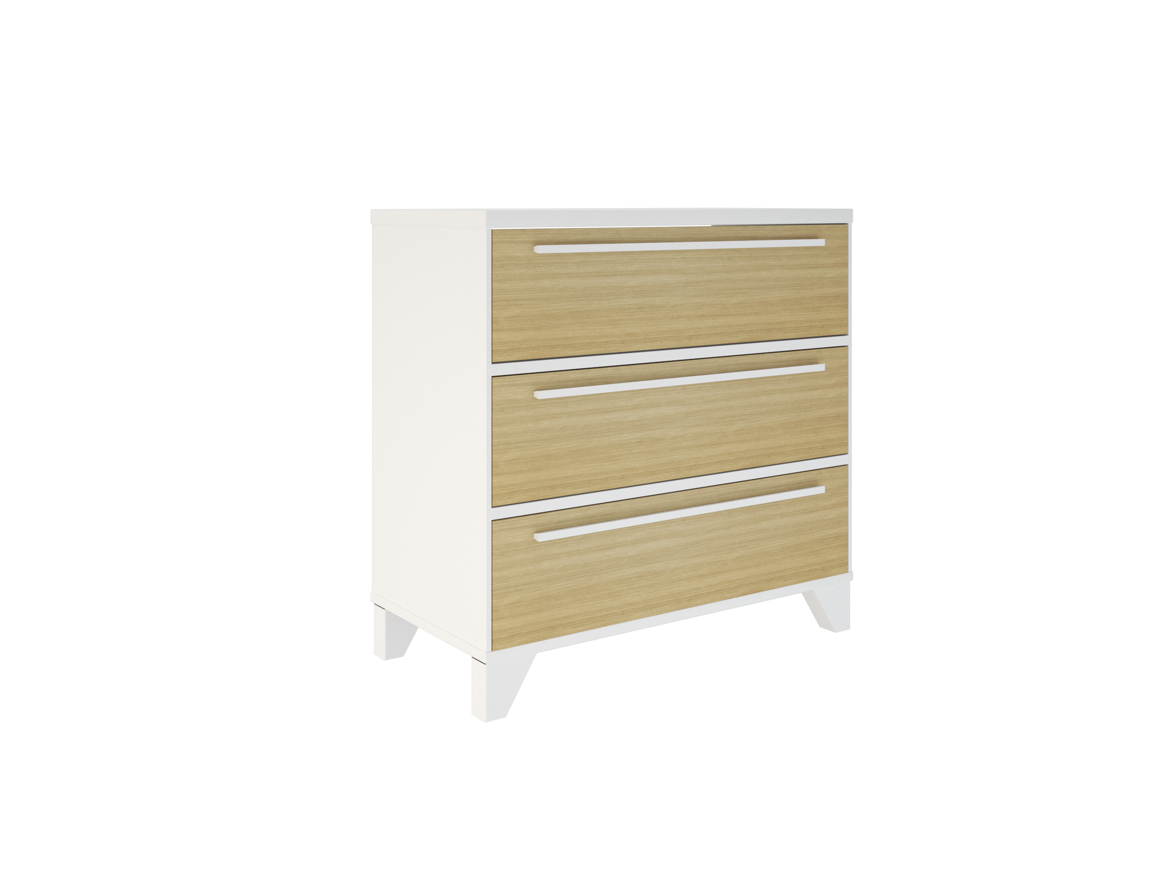 "Соня" Комод (Белый+серый)