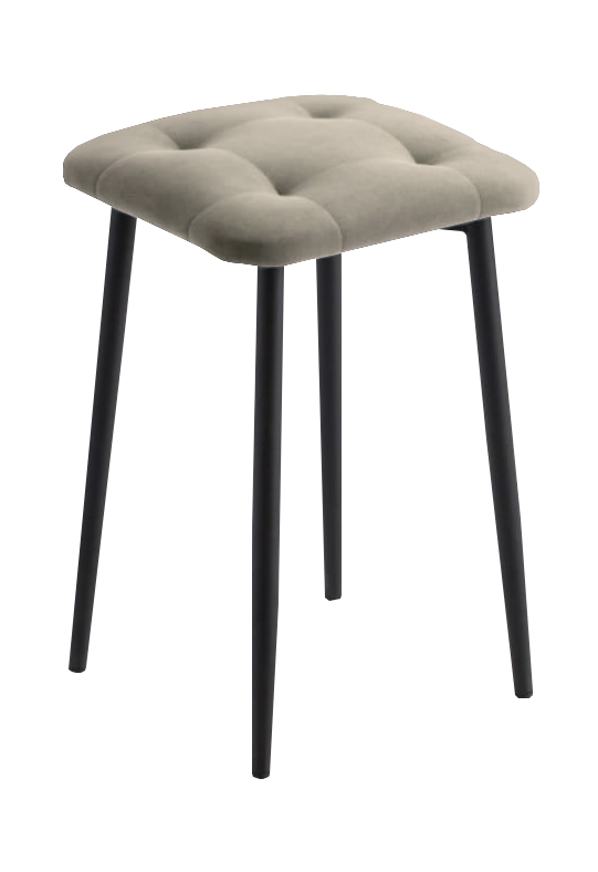 Табурет "Фрея" (ВВ) металлокаркас черный матовый ДЕЛАЮТ ТОЛЬКО ВЕЛЮТТО