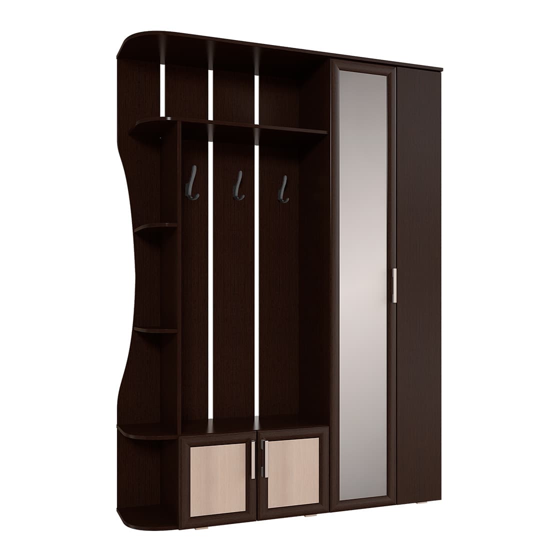 "Ксения-1" Прихожая 1,50  (венге/лоредо) 