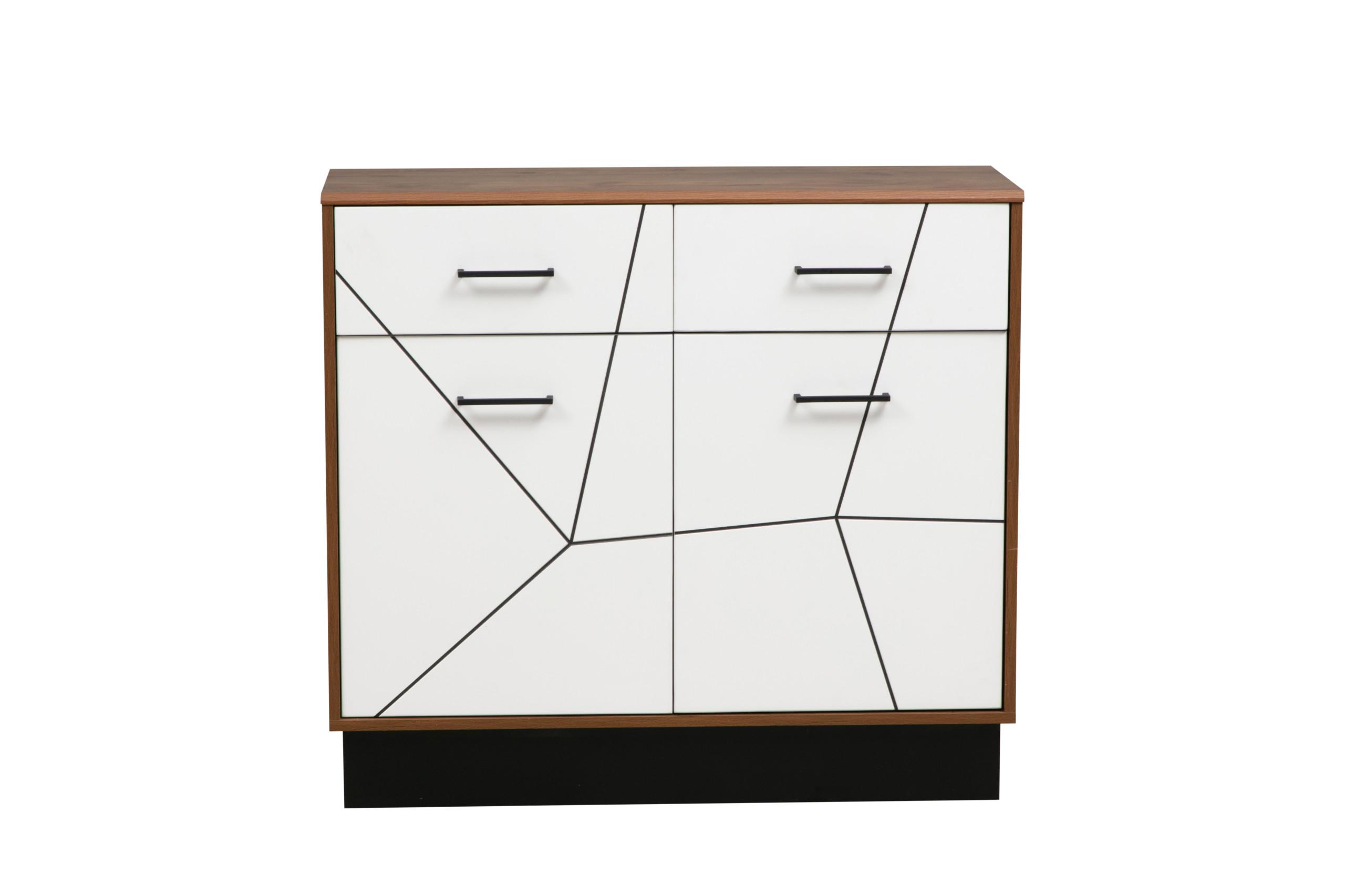 54.07 Комод "Гамма" (ш.1000) Таксония/Белый