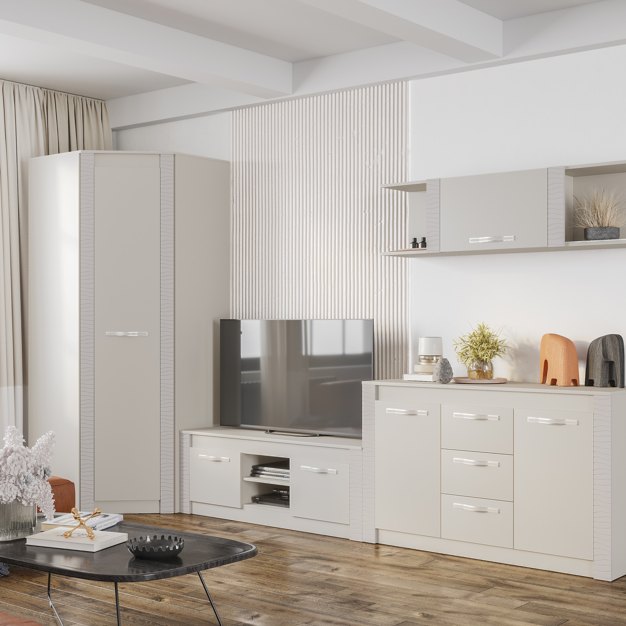 "Монако" Шкаф угловой ШК-42 Кашемир