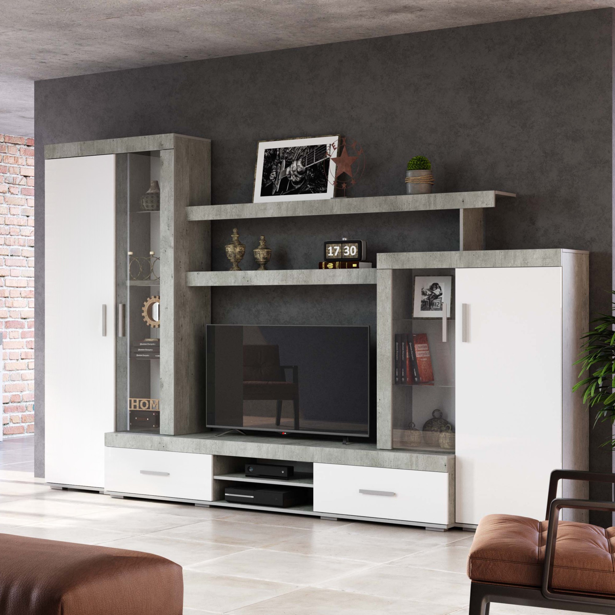 "Инстайл" Центральная секция (ЦС-02) БЕТОН  Акция до 31.07