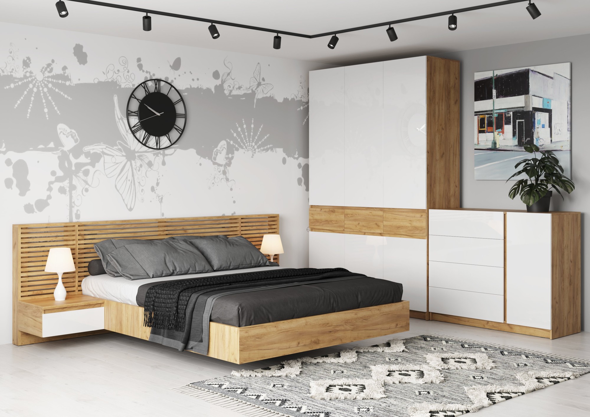 БОСТОН шкаф ШК-002 (3-х створч)