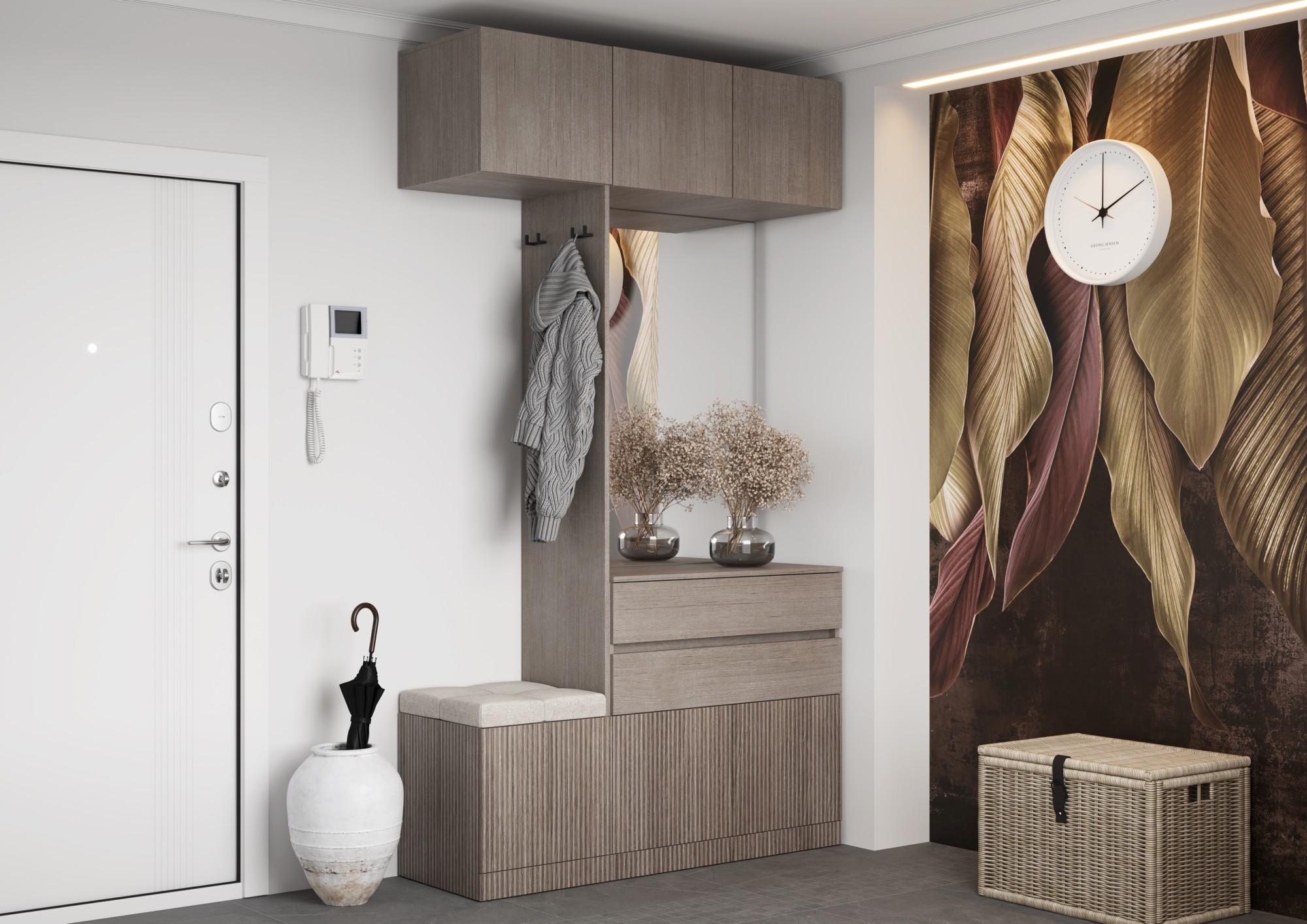 "Кантри" Шкаф с зеркалом и ящиком ШК-003