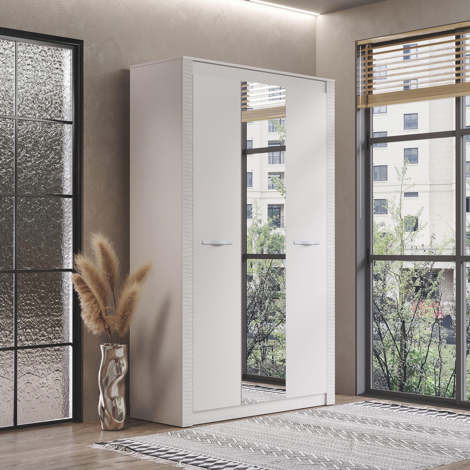 "Монако" Шкаф 3-х дв. ШК-38 Кашемир