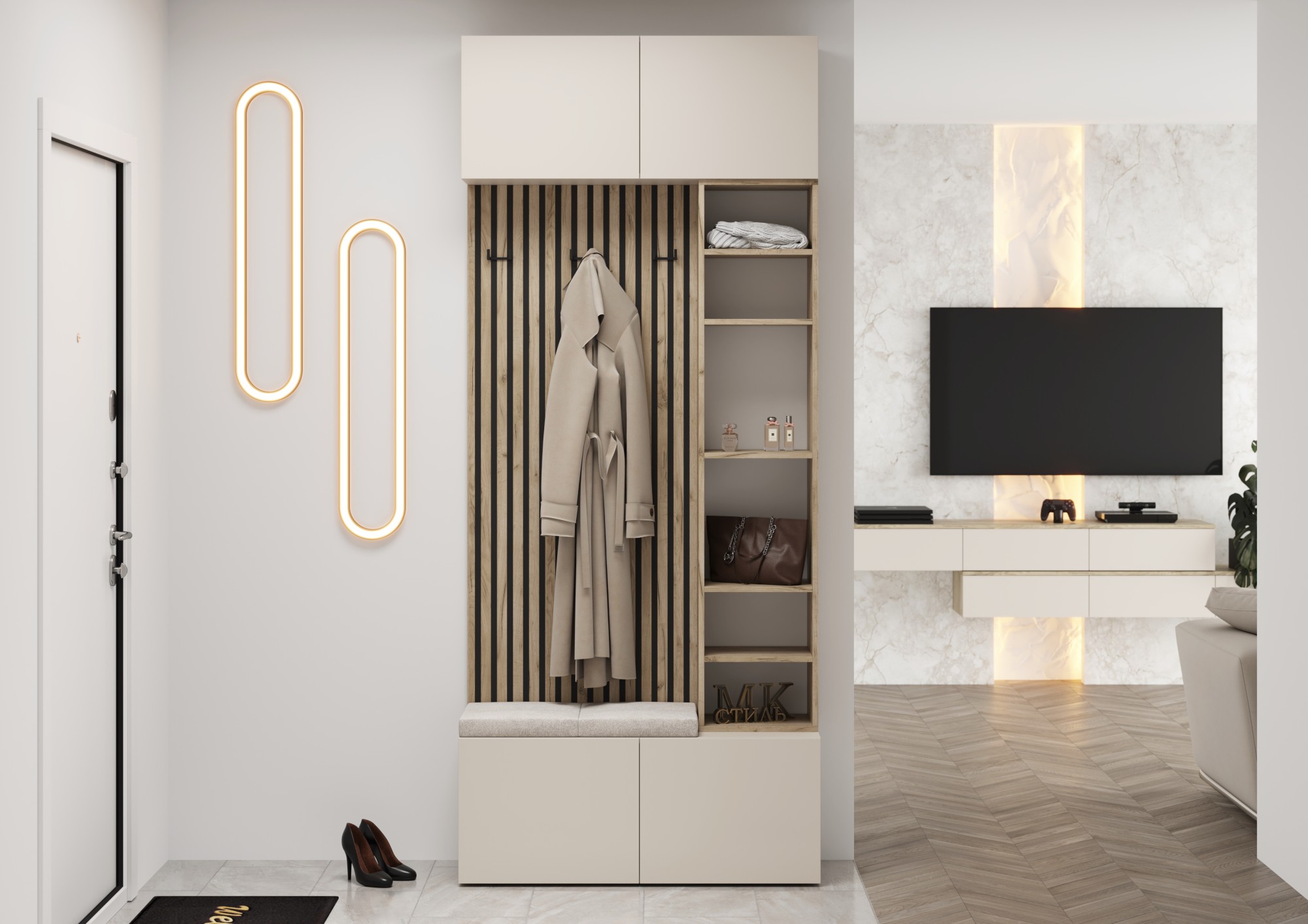 "Бохо" Прихожая НМ-2