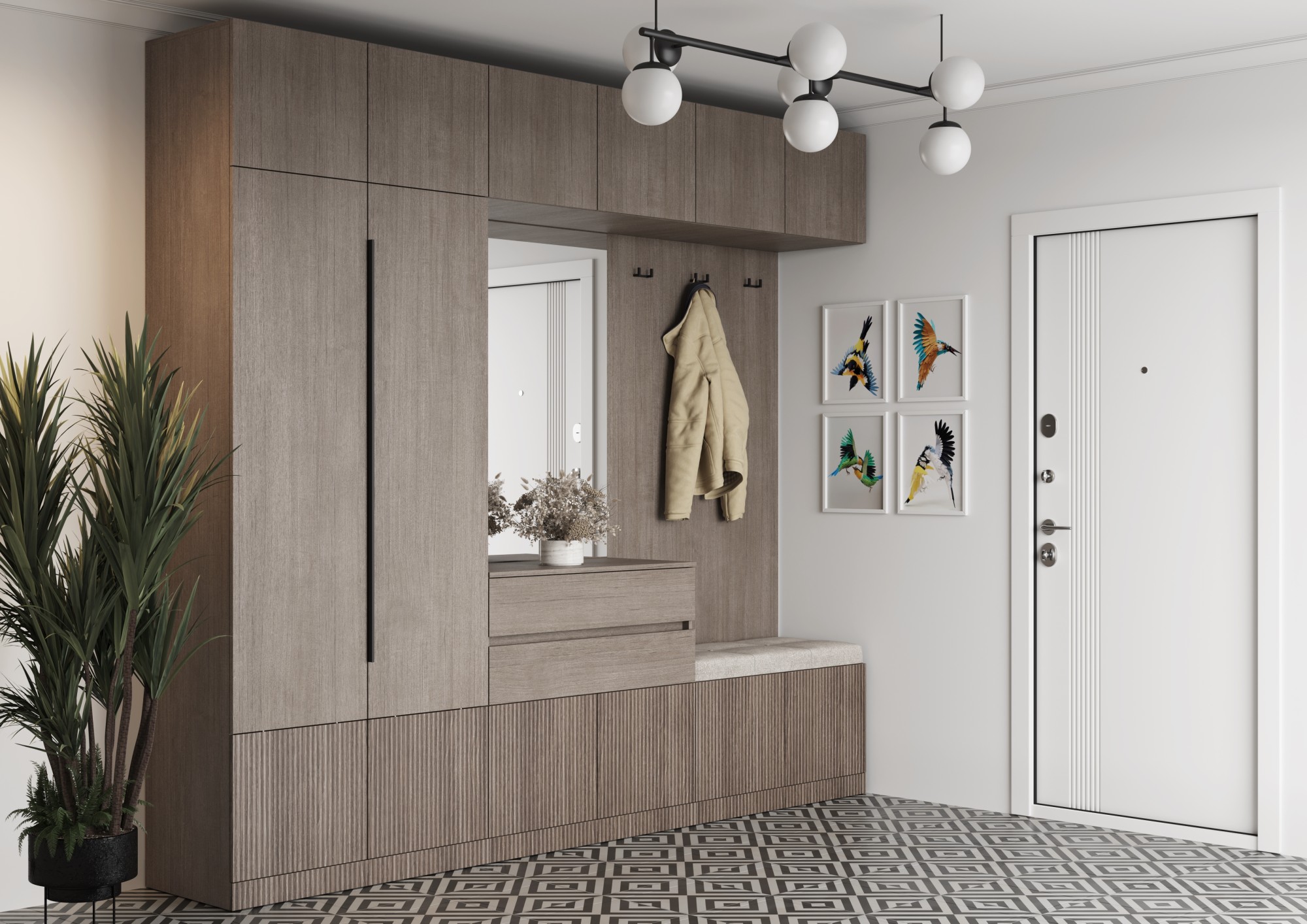 "Кантри" Шкаф комбинированый 2-х ств.ШК-001